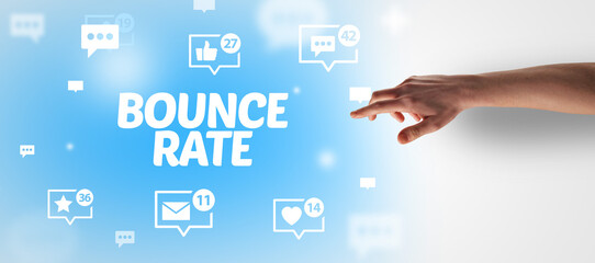 Close-Up Of Cropped Hand Pointing