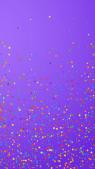 Festive pretty confetti. Celebration stars. Colorf