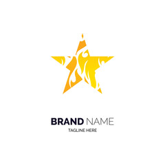 Obraz premium star logo template design for brand or company and other