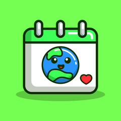 vector illustration of earth day concept