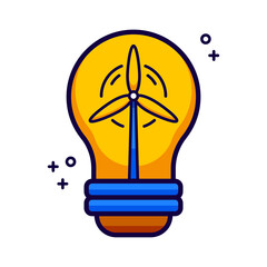 vector lamp with propeller concept