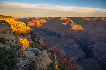 Fototapeta na wymiar Grand Canyon National Park panoramic view
