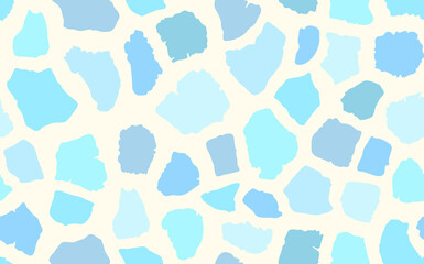 Abstract modern giraffe seamless pattern. Animals trendy background. Colorful decorative vector stock illustration for print, card, postcard, fabric, textile. Modern ornament of stylized skin