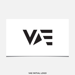 VAE INITIAL LOGO DESIGN VECTOR