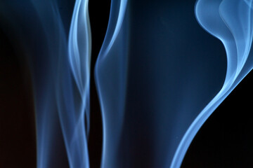 Obraz premium Smoke is collection of airborne particulates and gases emitted when a material undergoes combustion or pyrolysis