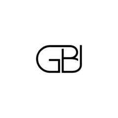 GBI Letter Initial Logo Design Template Vector Illustration