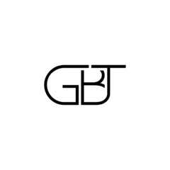 GBT Letter Initial Logo Design Template Vector Illustration