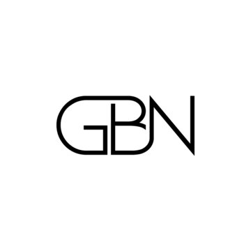 GBN Letter Initial Logo Design Template Vector Illustration