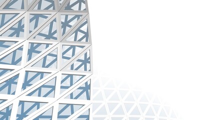 abstract architectural background 3d illustration