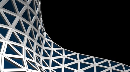 abstract architectural background 3d illustration