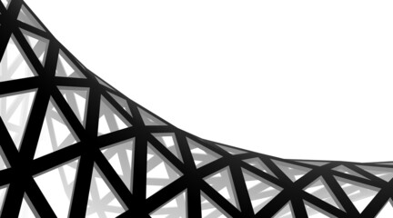 abstract architectural background 3d illustration