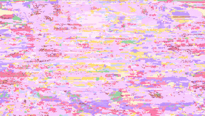 バグ画面 グリッチノイズ レトロ 