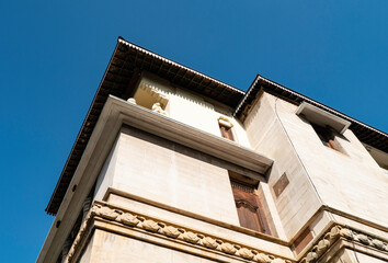 Buddha ston statues in a temple