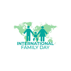 International Family Day Logo Icon Design Template.Vector Illustration