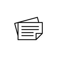 Postcard Line Icon, Vector, Illustration, Logo Template. Suitable For Many Purposes.