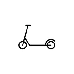 Scooter Line Icon, Vector, Illustration, Logo Template. Suitable For Many Purposes.