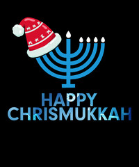 HAPPY CHRISMUKKAH T-Shirt Design