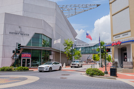 National World War II Museum From Magazine Street On August 1, 2020 In New Orleans, LA, USA