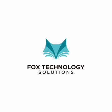 animal fox wildlife illustration vector logo graphic design
