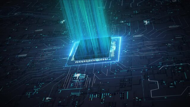 Artificial intelligence big data GPU chip circuit board