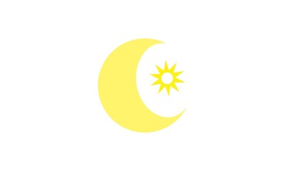 Sun and Moon Vector