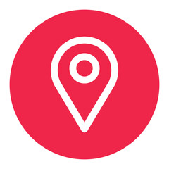 Location Vector icon which is suitable for commercial work and easily modify or edit it


