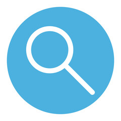 Magnifier Vector icon which is suitable for commercial work and easily modify or edit it

