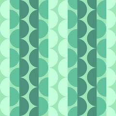 Rounded abstract seamless pattern - accent for any surfaces.