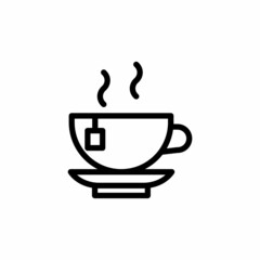 Tea icon in vector. Logotype