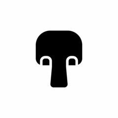 Mushroom icon in vector. Logotype