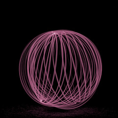Light Painted Ball