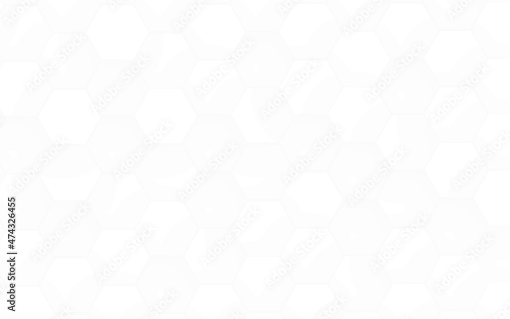 Poster hexagon concept design abstract technology geometry pattern background vector eps, abstract white he
