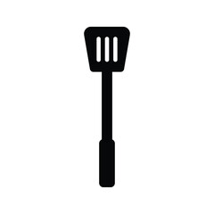 spatula - kitchen utensil icon vector design template on white background