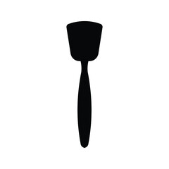 spatula - kitchen utensil icon vector design template on white background