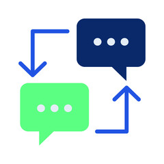 message transfer Vector icon which is suitable for commercial work and easily modify or edit it

