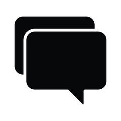 chat messages Vector icon which is suitable for commercial work and easily modify or edit it

