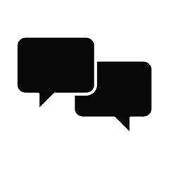 message bubble Vector icon which is suitable for commercial work and easily modify or edit it

