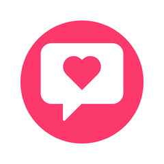 Love message Vector icon which is suitable for commercial work and easily modify or edit it

