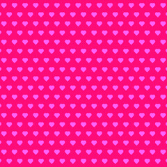 Cute hand drawn hearts seamless pattern, lovely romantic background, great for Valentine's Day, Mother's Day, textiles, wallpapers, banners - vector design