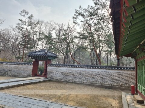 Jongmyo, an old palace in Korea