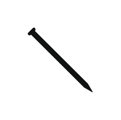 nail icon on white background