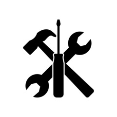 tool icon, maintenance vector, technology illustration