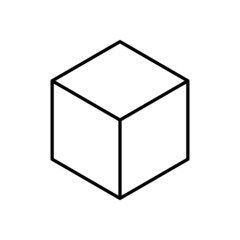 box icon, gift vector, packaging illustration