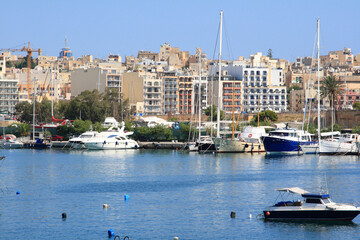 Mediterranean landscape of Malta