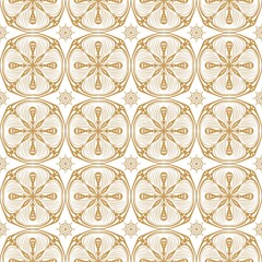 Geometric Aztec vector ornament seamless pattern, ethnic mexican pattern, abstract ikat patterns for textile, wallpaper, background