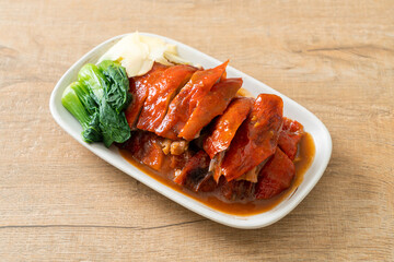 Peking duck or Roasted duck in Chinese style