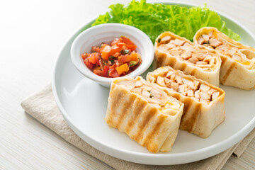 Mexican Quesadilla Chicken - Mexican food style