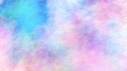 Abstract watercolor background, colorful aquarelle on paper texture, realistic 3D render illustration.