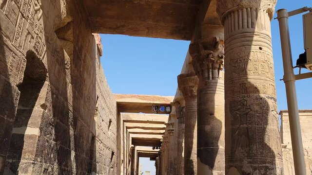 Philae Temple Complex. Temple Of Isis. Philae, Agilkia Island, Aswan, Egypt