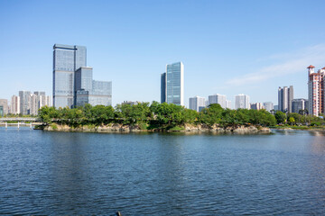 Fototapeta premium Guangzhou Nansha City Scenery